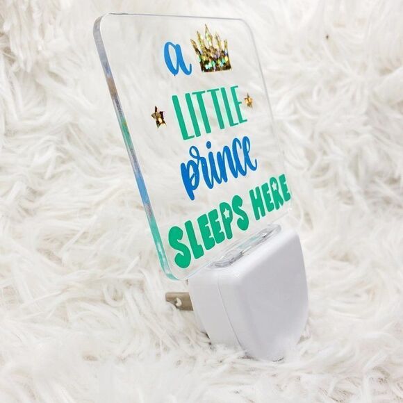 Prince OR Princess Night Light, Nursery Night Light - Picture 6 of 12